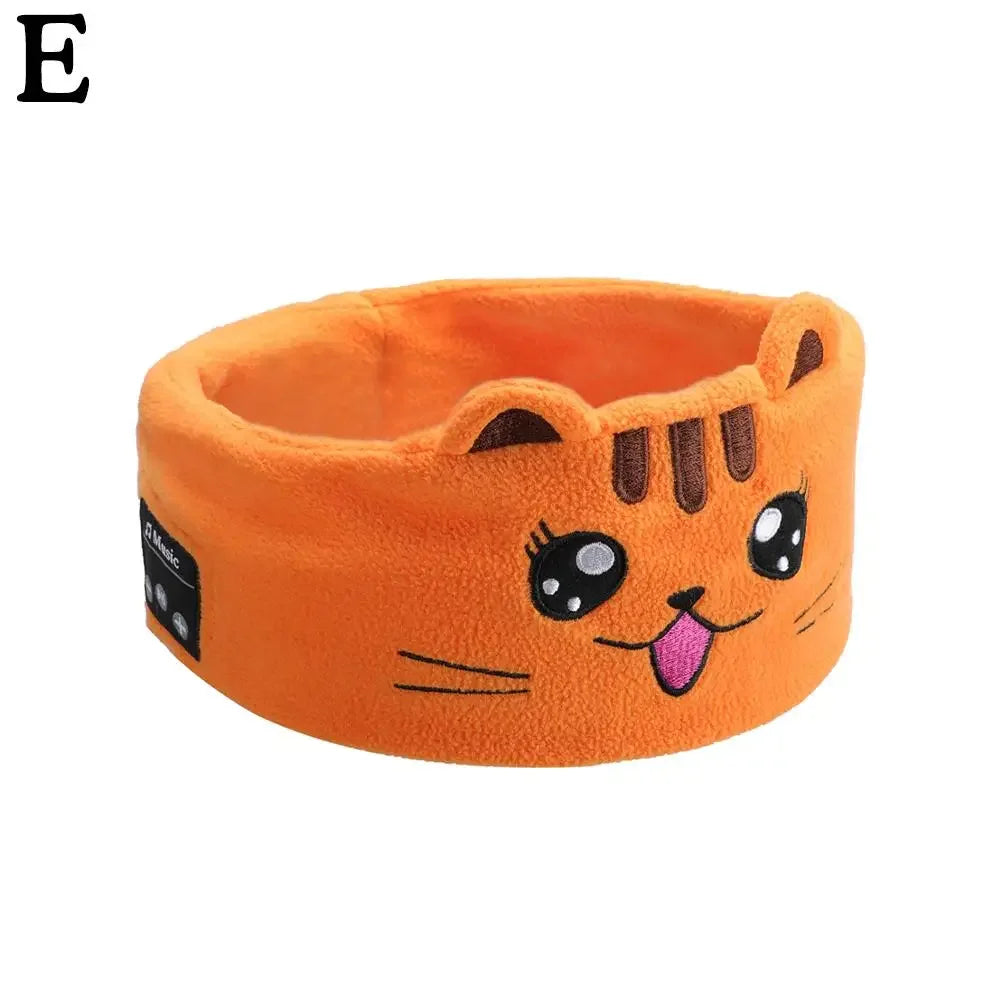 Bandeau bluetooth Animal pour Enfants - Casque Audio Doux pour Dormir V5.0