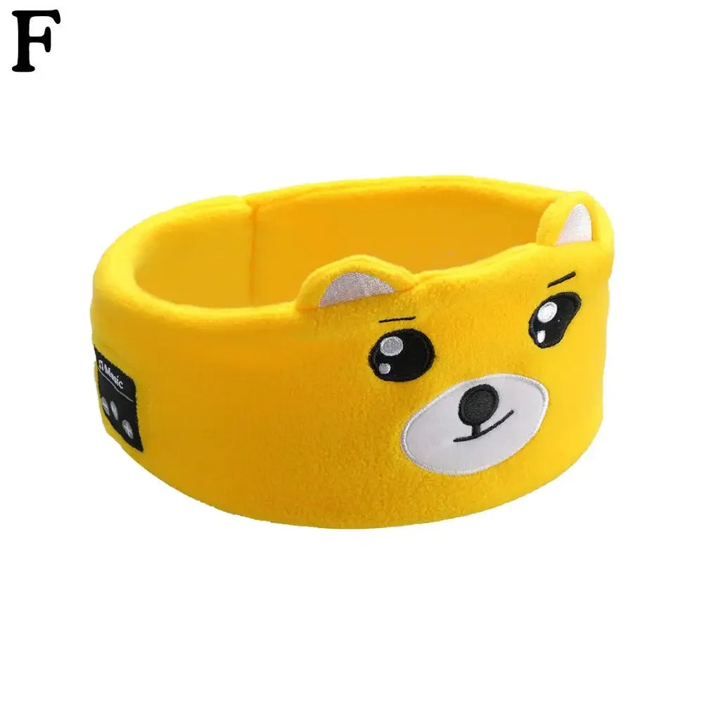 Bandeau bluetooth Animal pour Enfants - Casque Audio Doux pour Dormir V5.0