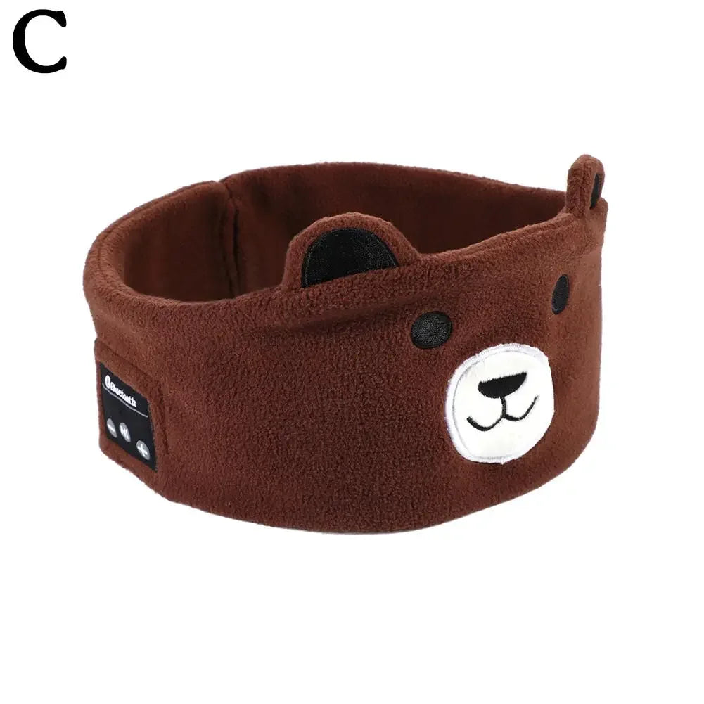 Bandeau bluetooth Animal pour Enfants - Casque Audio Doux pour Dormir V5.0