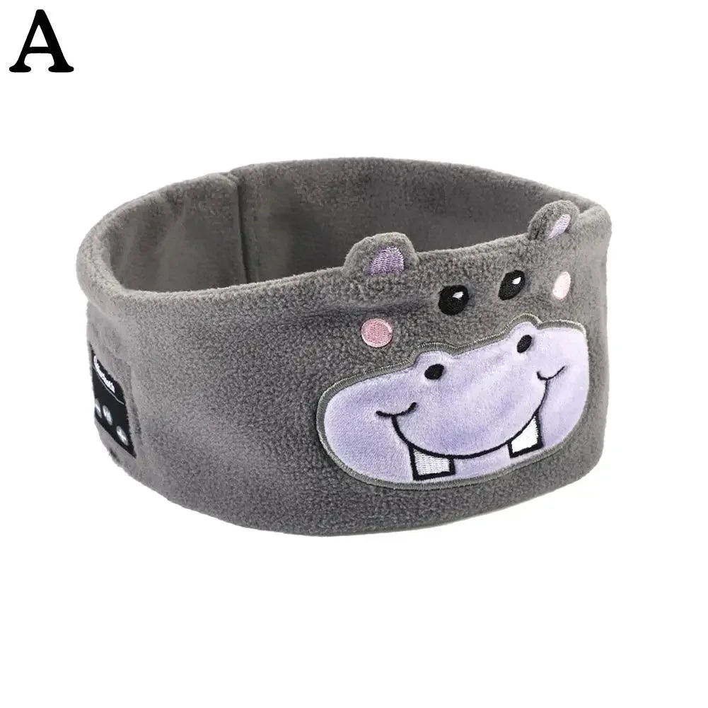 Bandeau bluetooth Animal pour Enfants - Casque Audio Doux pour Dormir V5.0